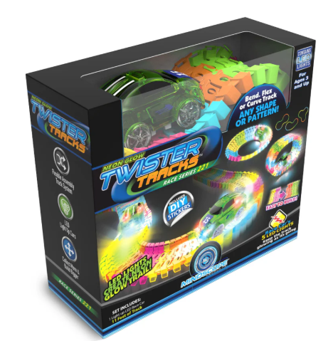 Neon Glow Twister Tracs Dark Race