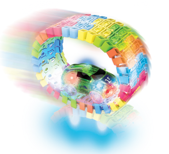 Neon Glow Twister Tracs Dark Race