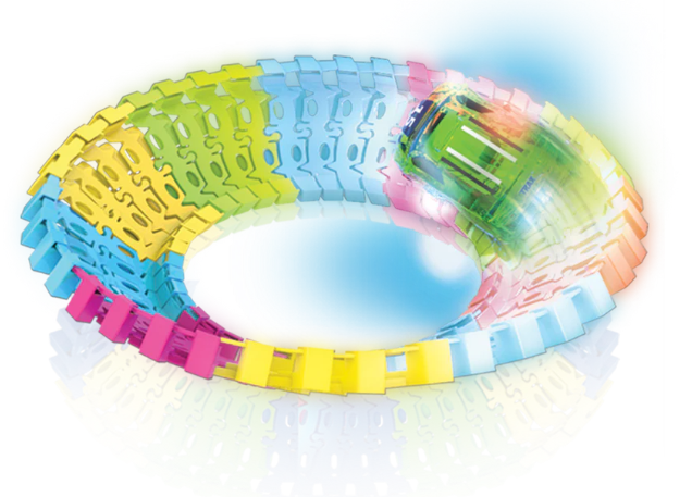 Neon Glow Twister Tracs Dark Race