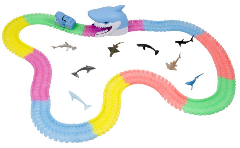 Shark Series Neon Glow Twister Tracks
