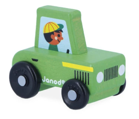 Green Tractor Crossroads Countryside