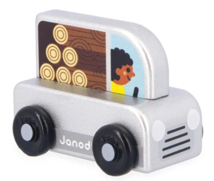 Logging Truck Crossroads Countryside