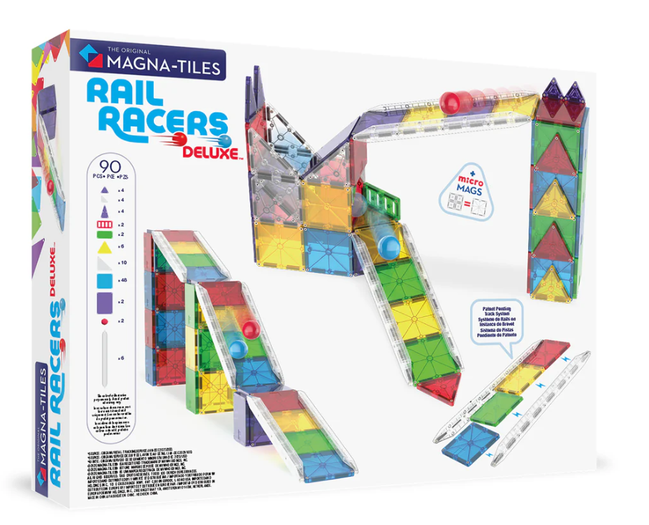 Rail Racers Deluxe 90Pc Magnatiles
