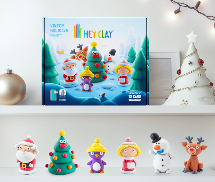 Winter Holidays Hey Clay