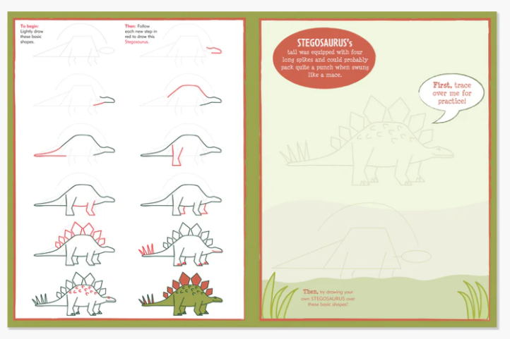 Dinosaurs Learn To Draw