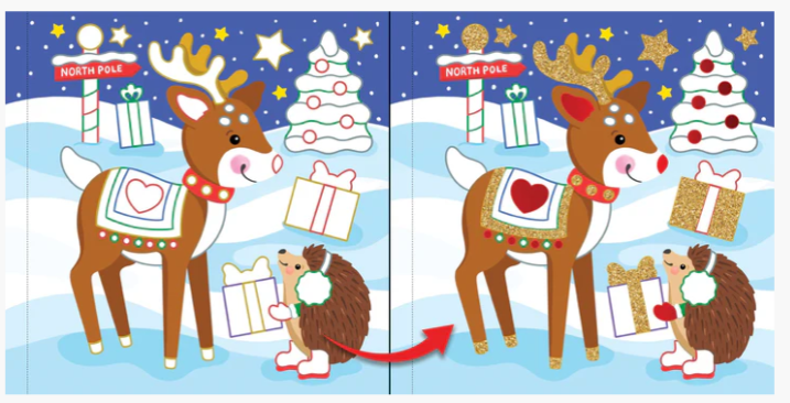 Christmas Color By Foil