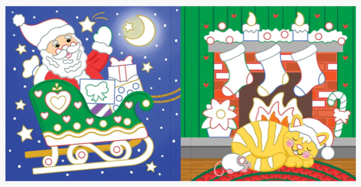 Christmas Color By Foil