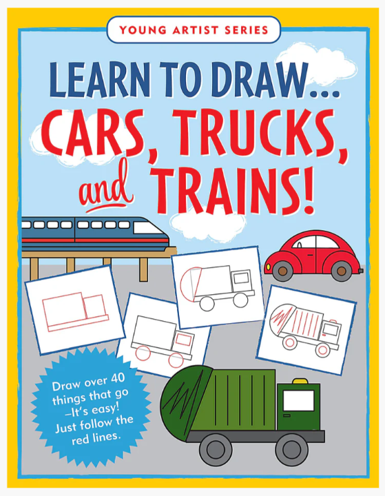 Cars Truck Trains Learn To Draw