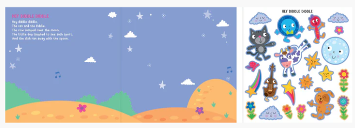 My First Nursery Rhymes Sticker Book