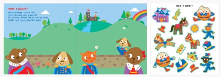 My First Nursery Rhymes Sticker Book