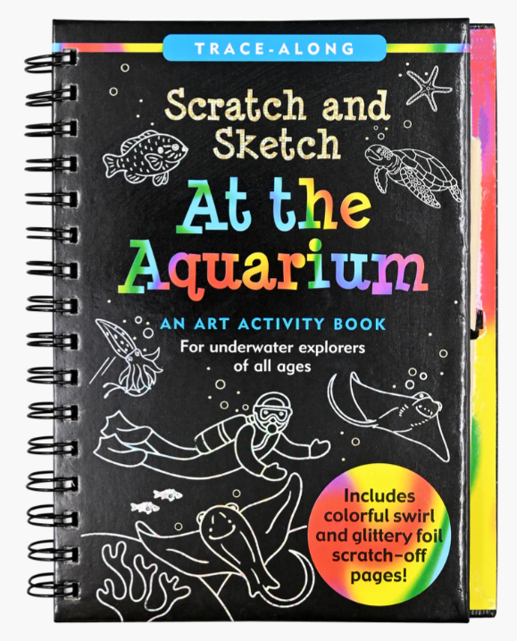 At The Aquarium Scratch Sketch