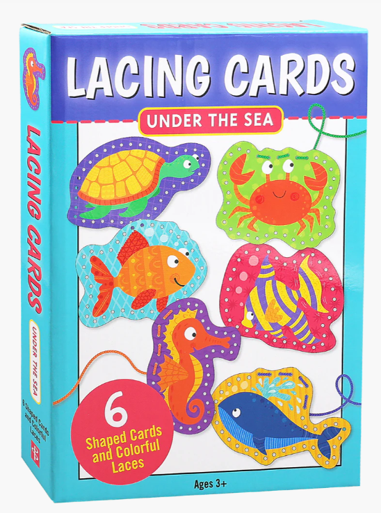 Under The Sea Lacing Cards