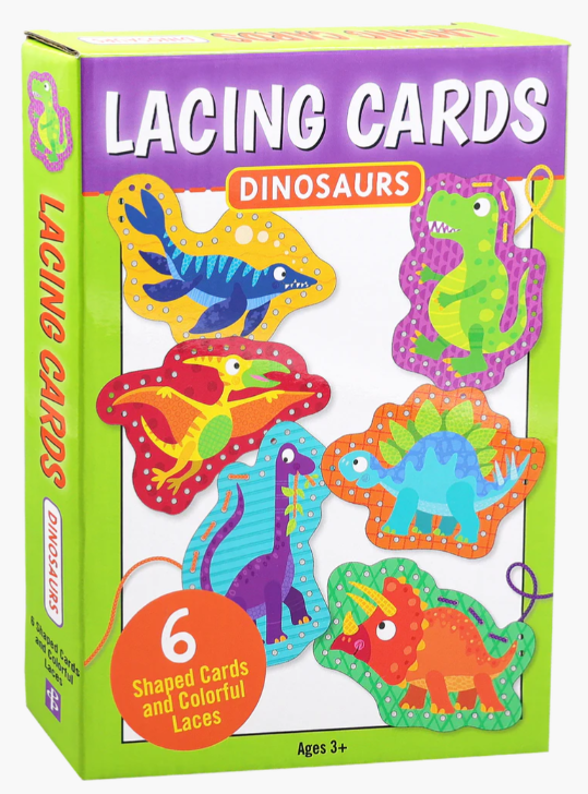 Dinosaurs Lacing Cards