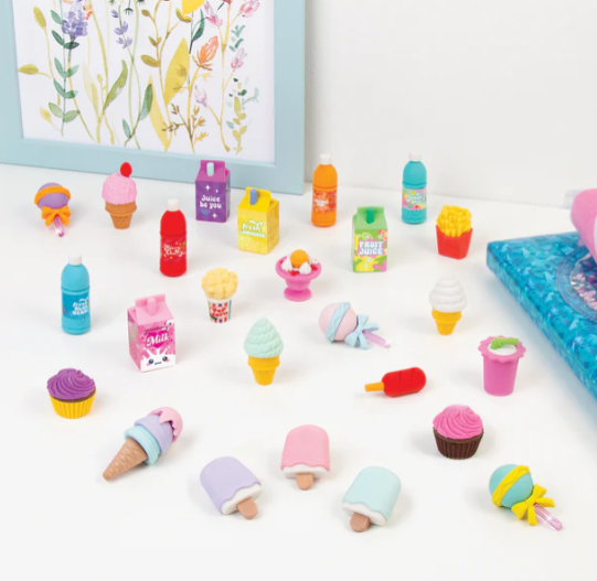 Snacks N Sweets Puzzle Eraser Set