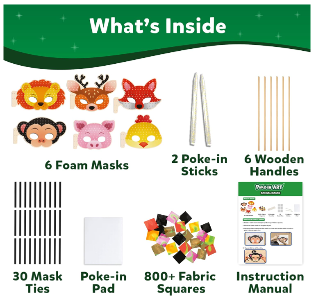 Animal Masks Poke In Art