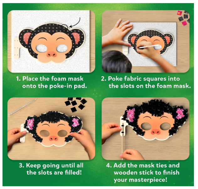 Animal Masks Poke In Art