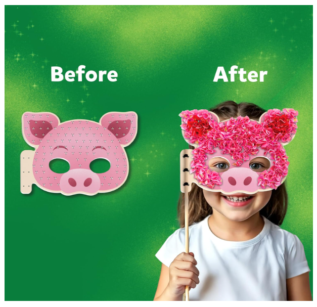 Animal Masks Poke In Art