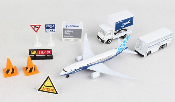 Boeing Commercial Playset