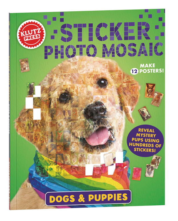 Dogs And Puppies Sticker Mosaic
