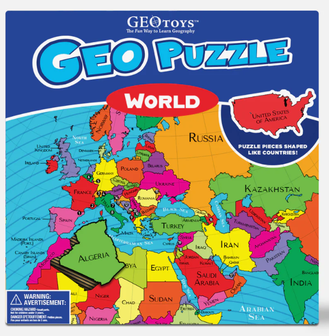 68 pc World Geo Puzzle