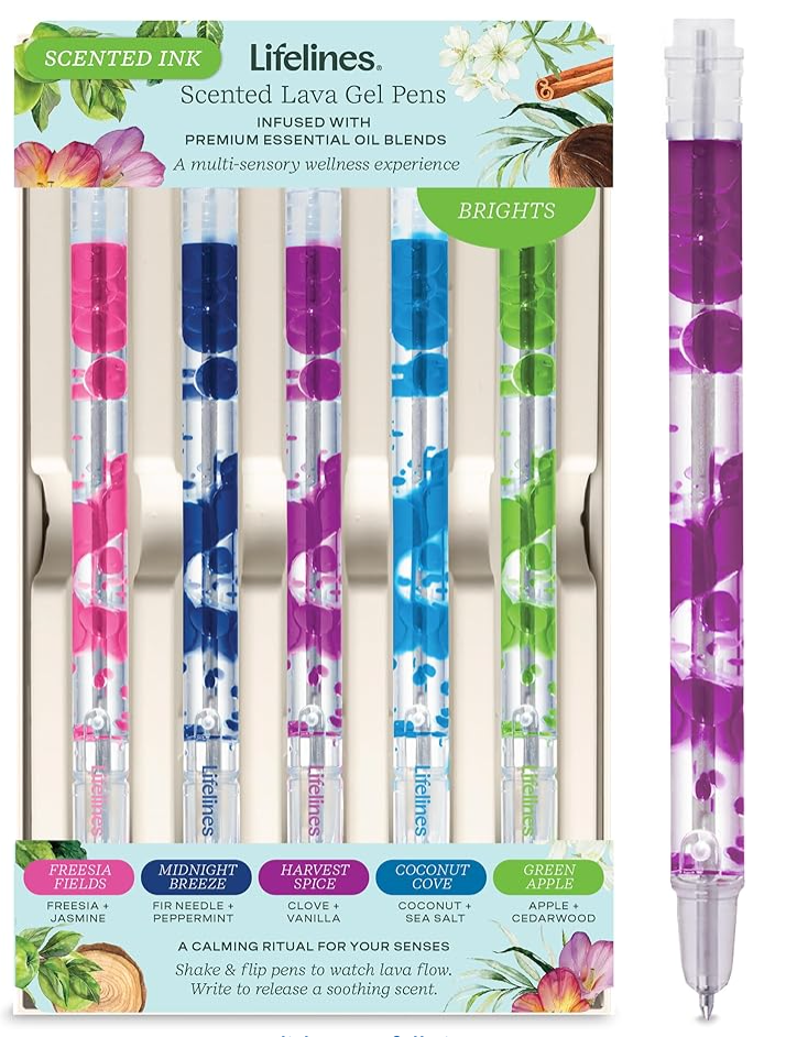 Lifelines Scented Lava Pens Brights 5 pack