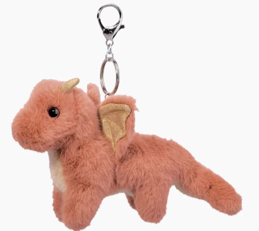 Rust Dragon Bag Charm