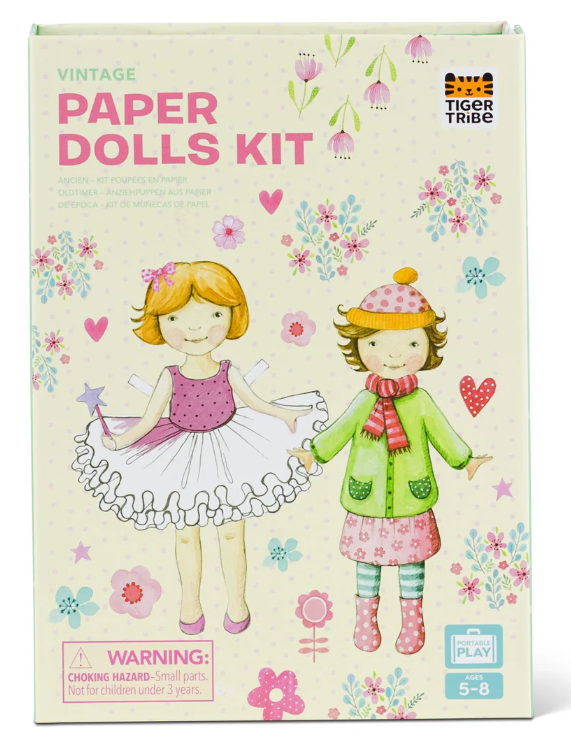 Vintage Paper Dolls Kit