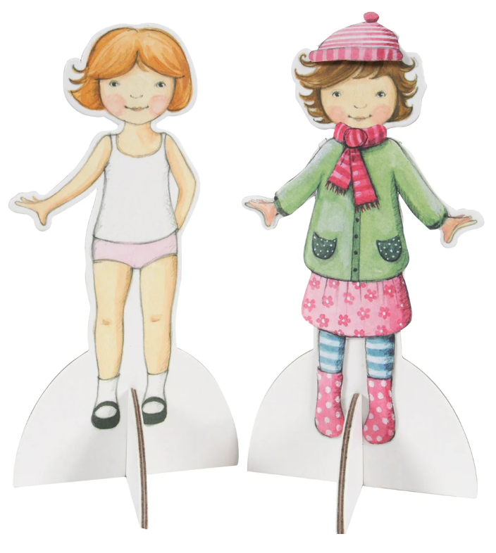 Vintage Paper Dolls Kit