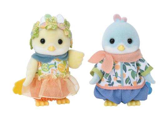 Calico Critters Citrus Bird Family