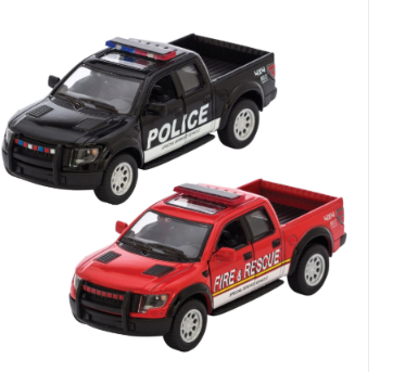 Ford Svt Raptor Police & Fire Die Cast (Sold individually)