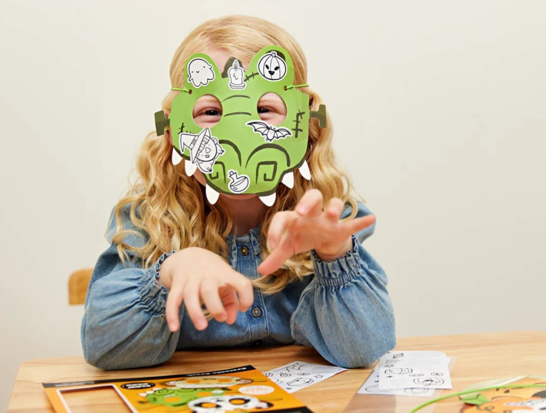 Halloween Masks Sticker Art
