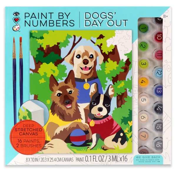 iHeartArt Paint By Number Dogs Day Out