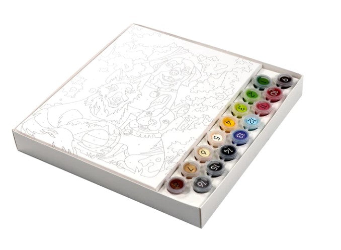 iHeartArt Paint By Number Dogs Day Out