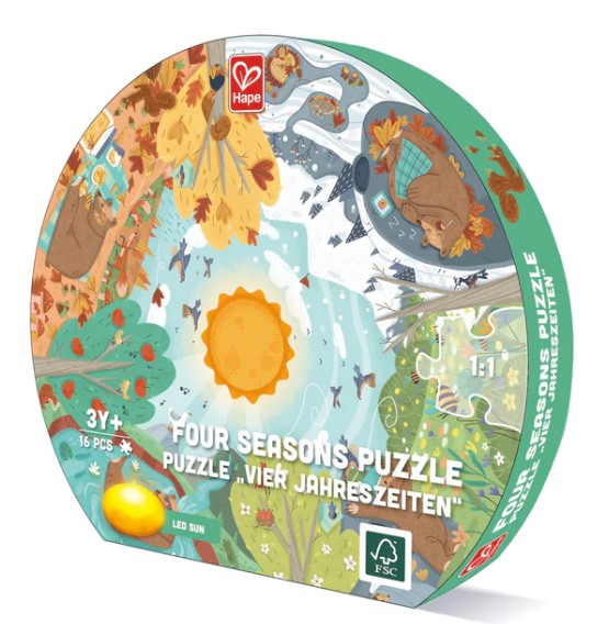 16 pc Four Seasons Floor Puzzle