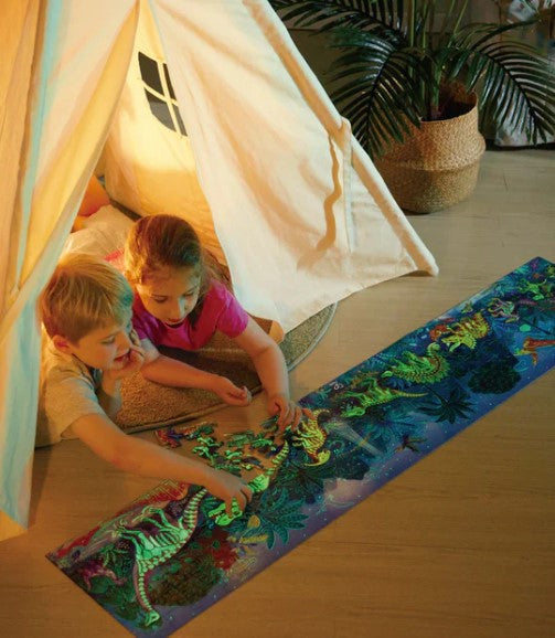 200 pc Dinosaur Glow In The Dark Puzzle