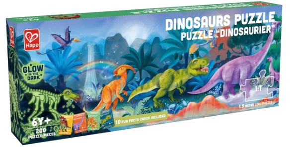 200 pc Dinosaur Glow In The Dark Puzzle