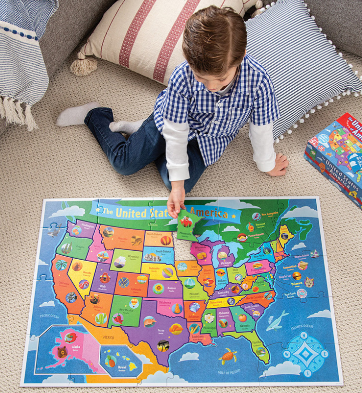 54 pc USA Floor Puzzle