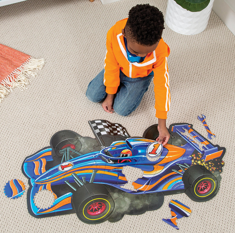 48 pc Racecar Floor Puzzle
