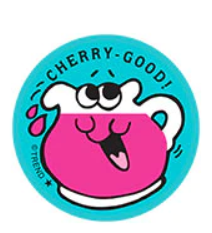 Scratch 'n Sniff Cherry Good Cherry Punch Stickers