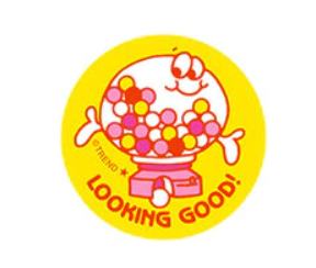 Scratch 'n Sniff Looking Good Gumball Stickers