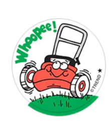 Scratch 'n Sniff Whoopee Green Lawn Stickers