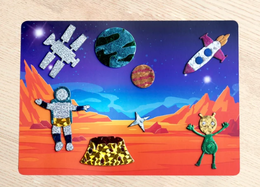 Foil Fun Up In Space