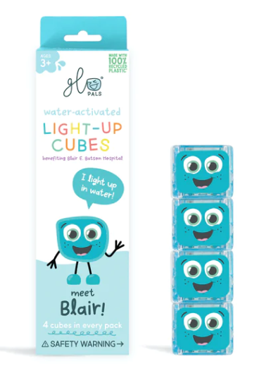 Glo Pals Blair 4 Blue Light-Up Cubes