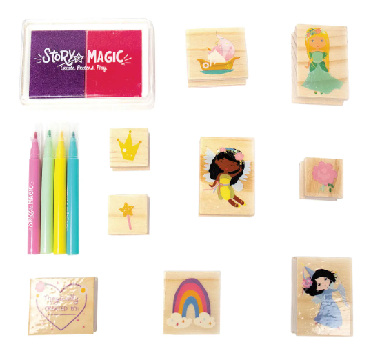 Mini Wooden Stamp Set
