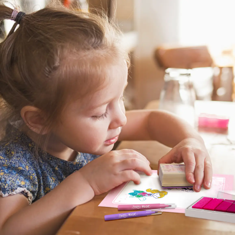Mini Wooden Stamp Set