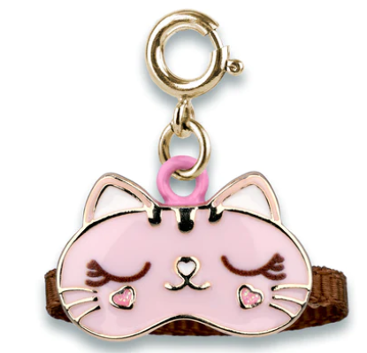 Gold Kitty Sleep Mask Charm