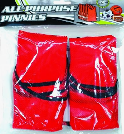 Youth Training Pinnies - Red 6 pack