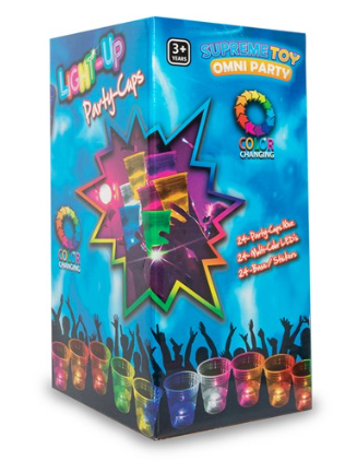 LED 16 oz Disposable Party Cups