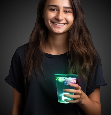 LED 16 oz Disposable Party Cups