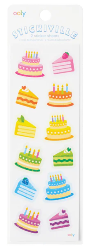 Birthday Cake Stickers
